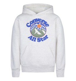 Felpa Converse Con Cappuccio Into The Wild Bianco 9CD256-X4W