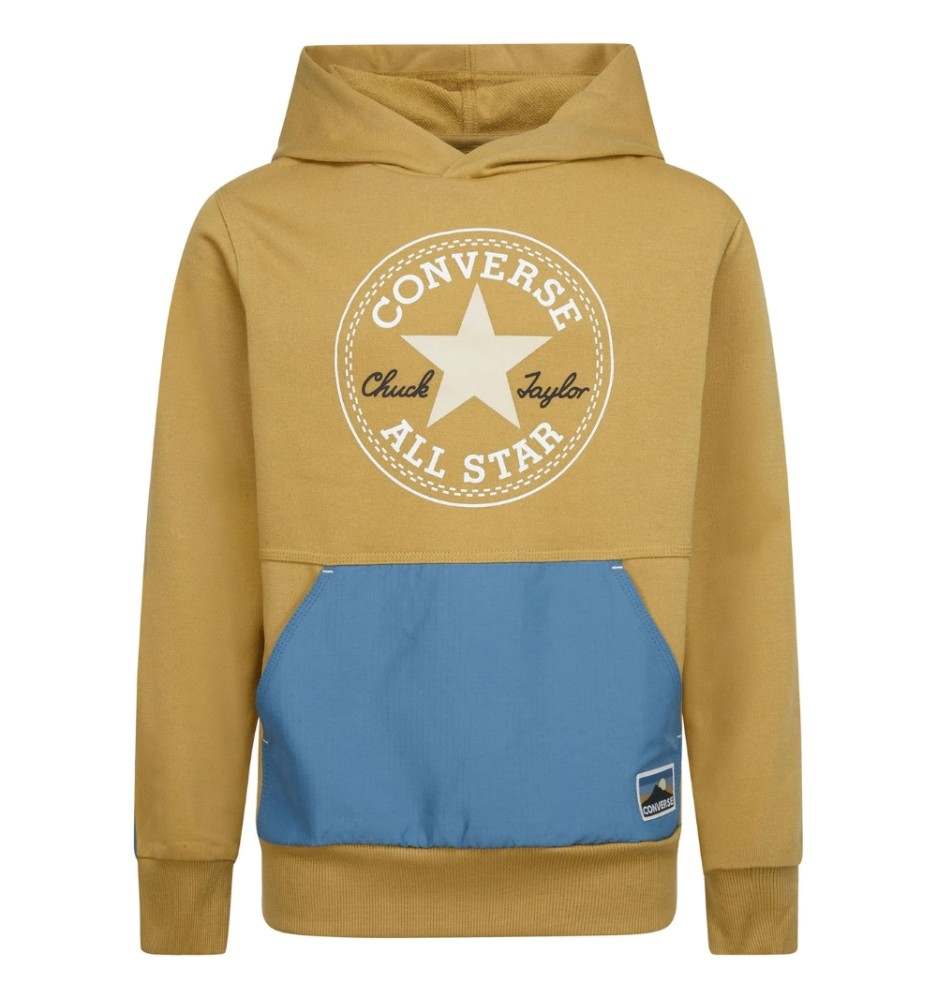 Felpa Converse Geared Up Blocked Ft Po Mix Giallo 9CD880-Y61