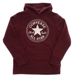 Felpa Converse Chuck Taylor All Star Core Cappuccio Bordeaux 9CC858-R85