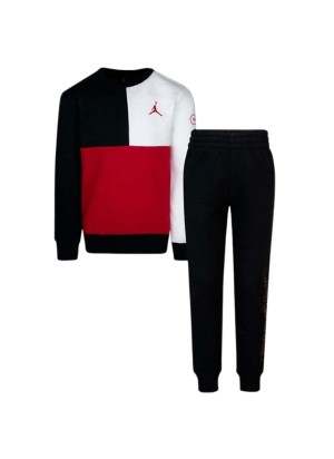 Tuta Nike Jordan 85B014 Felpa E Pantaloni Nero 85B014-023