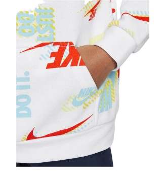 Felpa Nike Active Joy Con Cappuccio Bianco | Nike | 