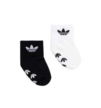 Calzini Adidas Originals Anti Scivolo 3 Pezzi Bianco E Nero IQ3390