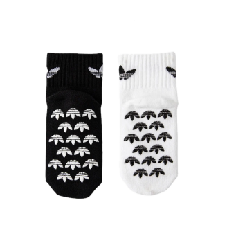 Calzini Adidas Originals Anti Scivolo 3 Pezzi Bianco E Nero | Adidas | 