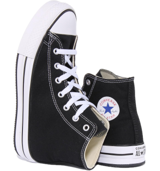 Scarpe Converse Chuck Taylor All Star Eva Lift Platform High Nero | Converse | 