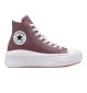 Converse Scarpe Chuck Taylor All Star Move Platform High Rosso Chiaro A10665C