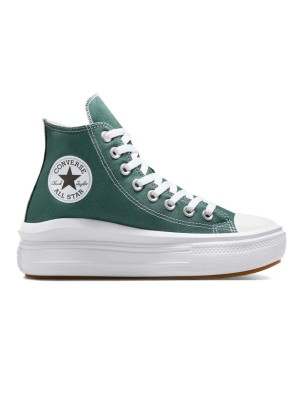 Converse Scarpe Chuck Taylor All Star Move Platform High Verde Blu A10664C
