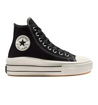 Converse Scarpe Chuck Taylor All Star Move Platform Retro Sport Nero A12585C