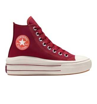 Converse Scarpe Chuck Taylor All Star Move Platform Retro Sport Rosso A12586C