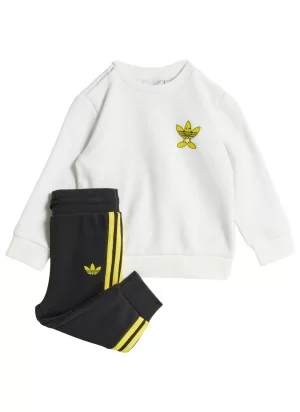 Adidas Tuta Originals x Smiley World Bianco E Nero JD0475
