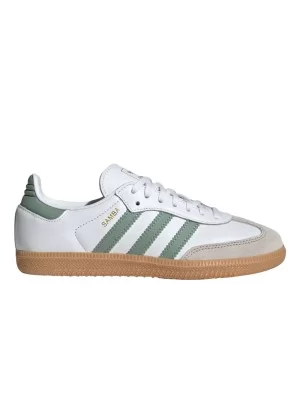Adidas Scarpe Samba Og J Bianco E Verde JP5479