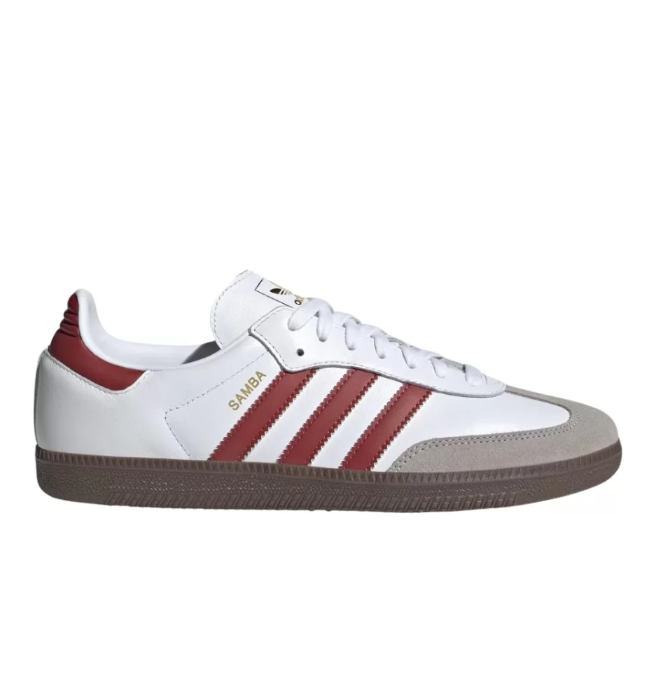 Adidas Scarpe Samba Og Bianco E Rosso JH8798