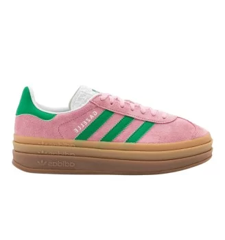 Adidas Scarpe Gazelle Bold Rosa E Verde IE0420