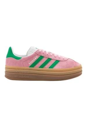 Adidas Scarpe Gazelle Bold Rosa E Verde IE0420