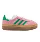 Adidas Scarpe Gazelle Bold Rosa E Verde IE0420