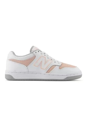 New Balance Scarpe 480 Jr Bianco Rosa Pesca E Grigio GSB480VP