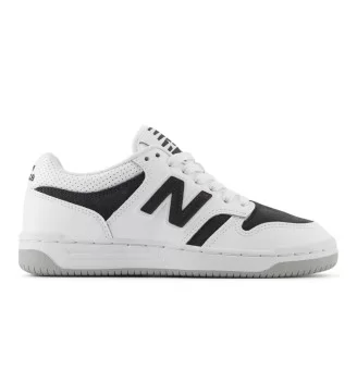 New Balance Scarpe 480 Jr Bianco Nero E Grigio GSB480VB