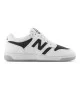 New Balance Scarpe 480 Jr Bianco Nero E Grigio GSB480VB