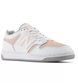 New Balance Scarpe 480 Jr Bianco Rosa Pesca E Grigio | New Balance | 