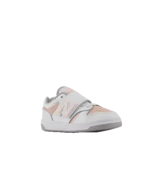 New Balance Scarpe 480 Inf Bianco Rosa Pesca E Grigio | New Balance | 
