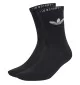 Adidas Calzini Trefoil Cushion Crew 3 Paia Nero IJ5613