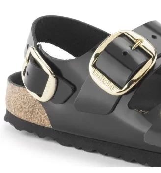 Birkenstock Sandalo Milano Big Buckle Nero | Birkenstock | 