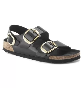 Birkenstock Sandalo Milano Big Buckle Nero | Birkenstock | 