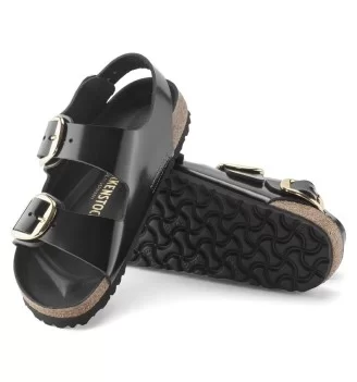 Birkenstock Sandalo Milano Big Buckle Nero | Birkenstock | 