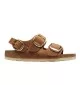 Birkenstock Sandalo Milano Big Buckle Cognac Marrone 1024067