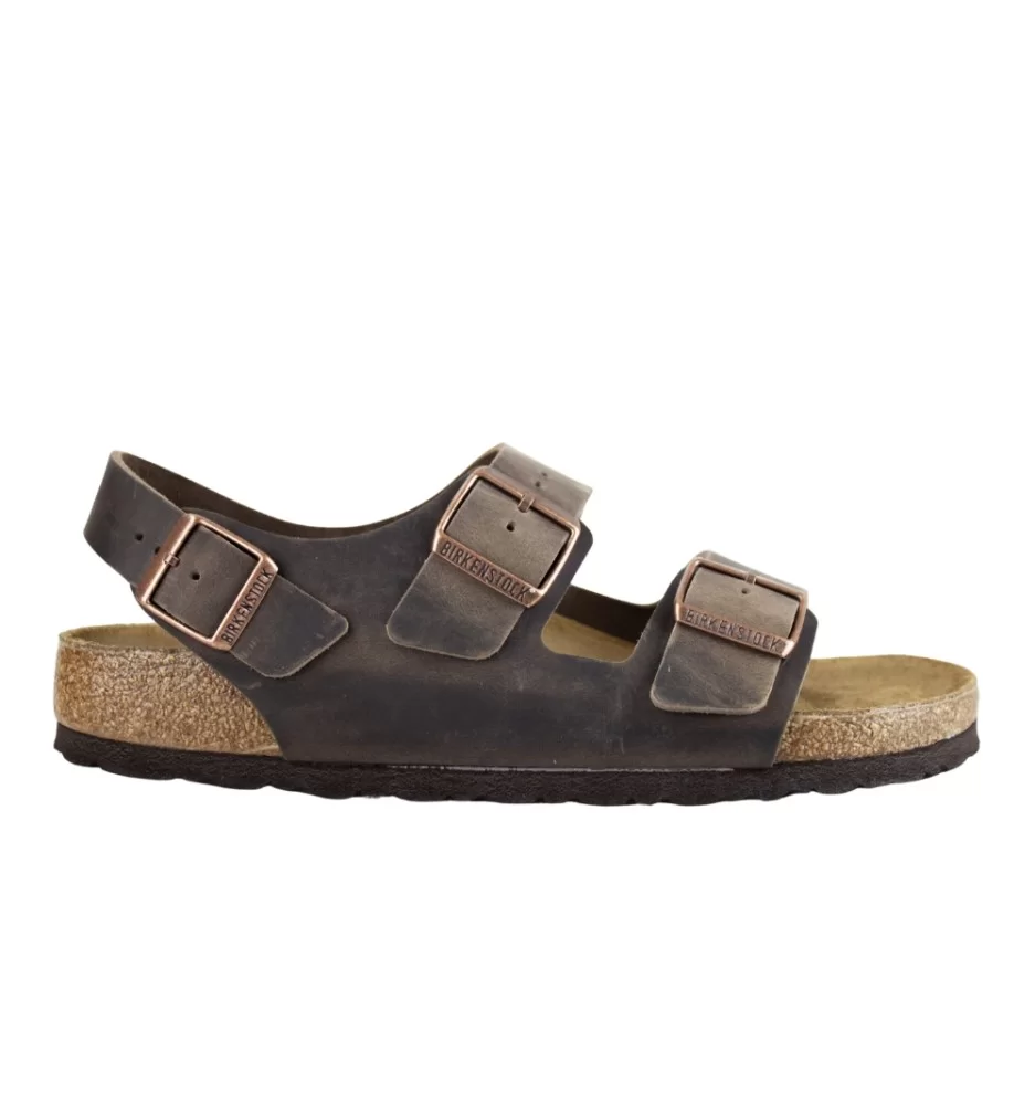 Birkenstock Sandalo Milano Habana Marrone Scuro 34873