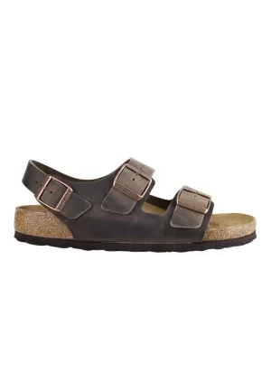 Birkenstock Sandalo Milano Habana Marrone Scuro 34873