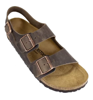Birkenstock Sandalo Milano Habana Marrone Scuro | Birkenstock | 