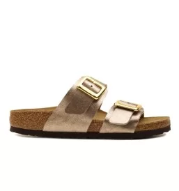 Birkenstock Ciabatta Sydney Cb Birko Flor Grigio Taupe 1029372