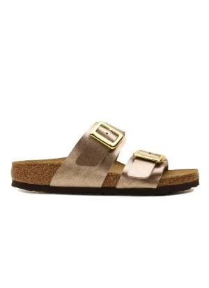 Birkenstock Ciabatta Sydney Cb Birko Flor Grigio Taupe 1029372
