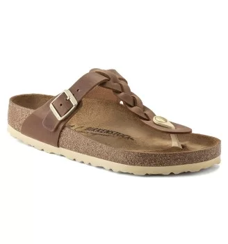 Birkenstock Infradito Gizeh Braided Cognac Marrone | Birkenstock | 