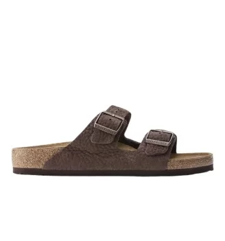 Birkenstock Ciabatta Arizona Desert Buck Roast Marrone Scuro 1022555