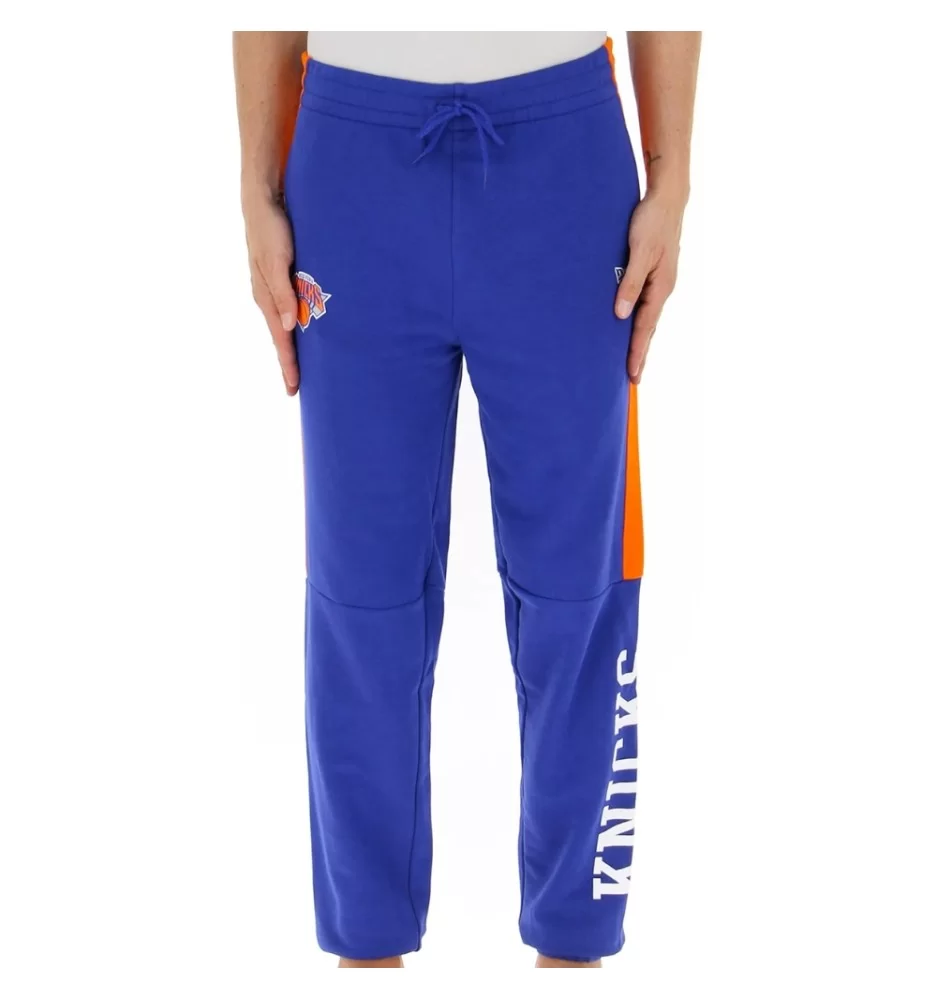New Era Pantaloni Nba Colour Block New York Knicks Blu E Arancione 60416356