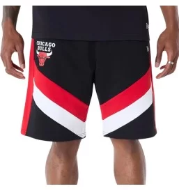 New Era Pantaloncini NBA Panel Chicago Bulls Nero 60596242