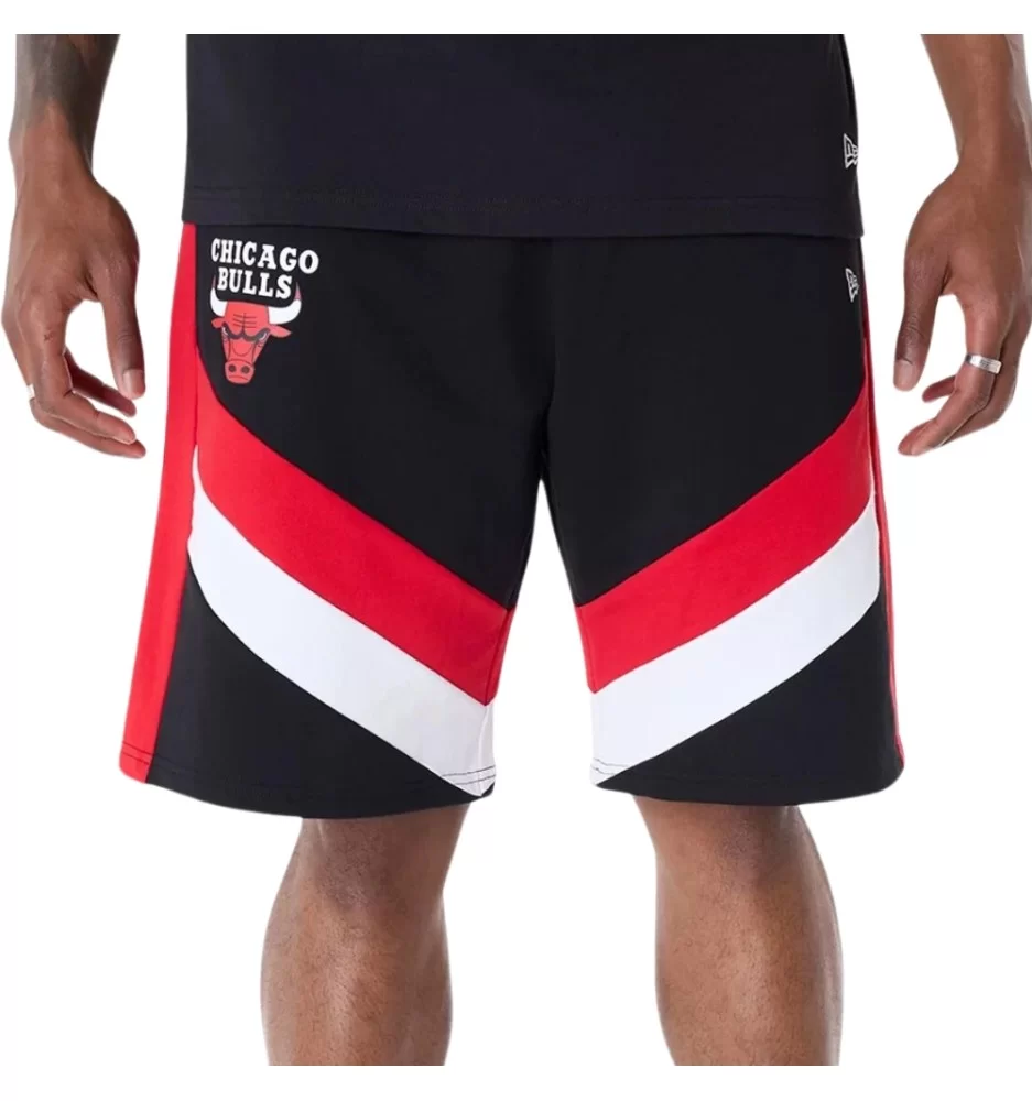 New Era Pantaloncini NBA Panel Chicago Bulls Nero 60596242