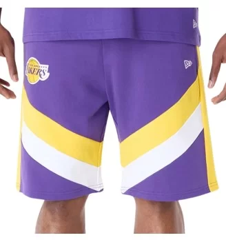New Era Pantaloncini NBA Panel Los Angeles Lakers Viola 60596244