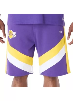 New Era Pantaloncini NBA Panel Los Angeles Lakers Viola 60596244