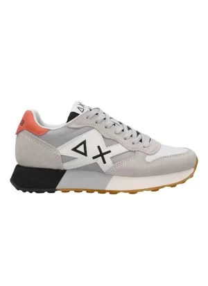 Sun68 Scarpe Jaki 2.0 Bicolor Bianco E Grigio Chiaro Z35112 0106