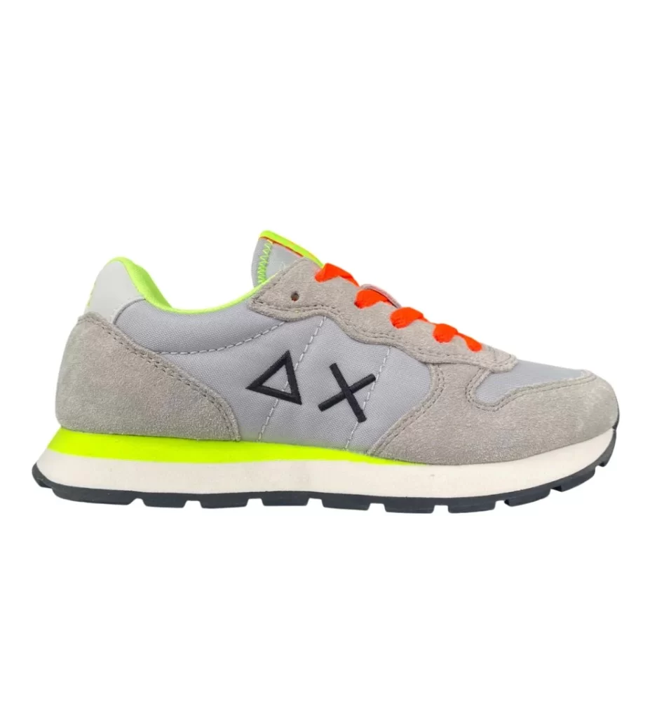 Sun68 Scarpe Boy's Tom Fluo Teen Grigio Chiaro Z35302T 06