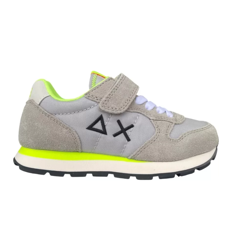 Sun68 Scarpe Boy's Tom Fluo Kid Grigio Chiaro Z35302K 06