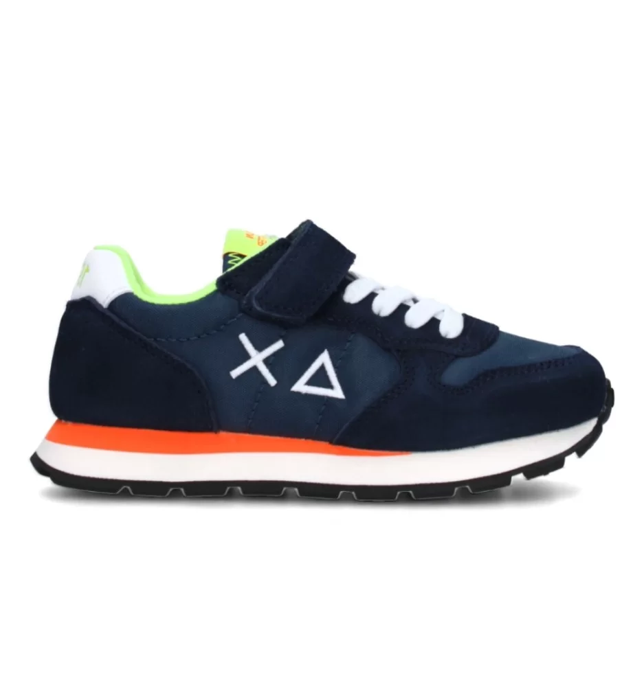 Sun68 Scarpe Boy's Tom Fluo Kid Blu Navy Z35302K 07