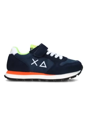 Sun68 Scarpe Boy's Tom Fluo Kid Blu Navy Z35302K 07