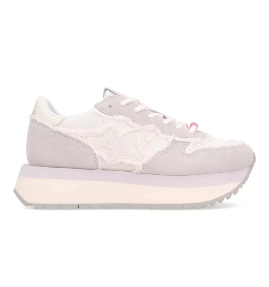 Sun68 Scarpe Big Stargirl Canvas Bianco Panna Z35216 31