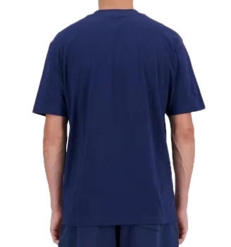 New Balance T-Shirt Small Logo Basic Blu Navy | New Balance | 
