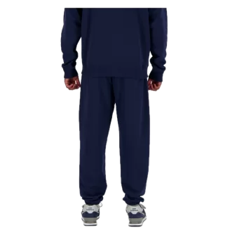 New Balance Pantaloni French Terry Blu Navy | New Balance | 