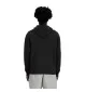 New Balance Felpa Zip Cappuccio Stacked Logo French Terry Nero | New Balance | 