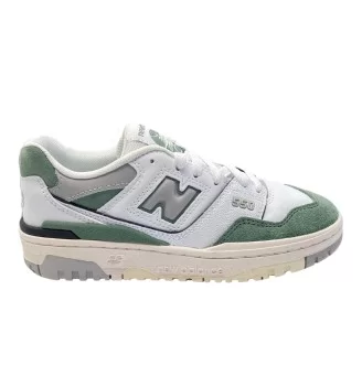 New Balance Scarpe 550 Ragazzi Bianco E Verde GSB550BY
